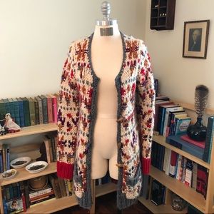 Anthropologie Multicolored Sweater (Medium)